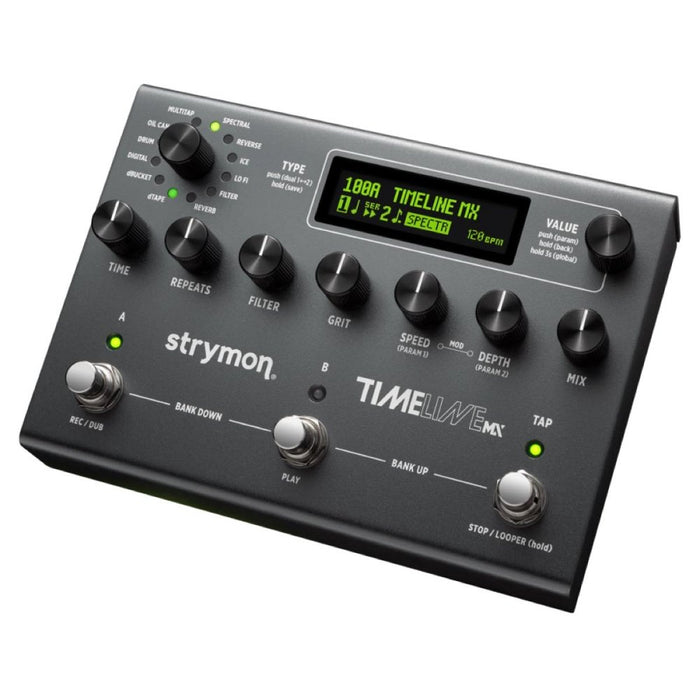 Strymon TimeLine MX Next Gen Dual Mode Delay w/ 5-Minute Stereo Looper (SN-TIMELINE-MX) - Gsus4