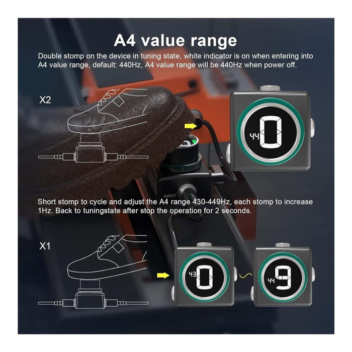 SWIFF Audio | C20 | Tiny Pedal Tuner (C20) - Gsus4