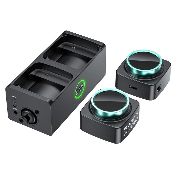 SWIFF Audio | WX510 | Battery Powered Wireless Dual In - Ear Monitor System | 1x Transmitter & 2x Receiver (WX510) - Gsus4