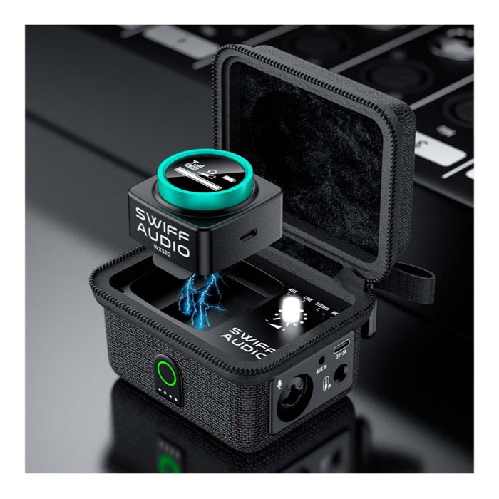 SWIFF Audio | WX520 | Battery Powered Wireless In - Ear Monitor Stereo System | 1x Transmitter & 1x Receiver (WX520) - Gsus4