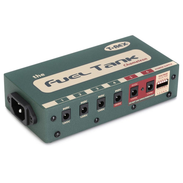 T - Rex | Fuel Tank Chameleon | Universal Pedal Power Supply | 6x High Current Output w/ Built - In IEC Port (TR10334) - Gsus4