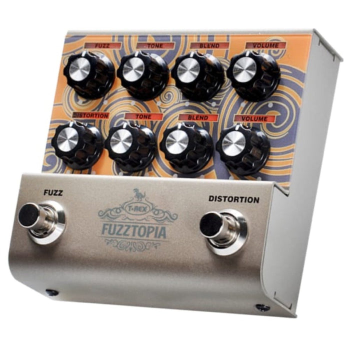 T - Rex | FuzzTopia | Dual Channel Fuzz & Distortion Pedal (TR10220) - Gsus4