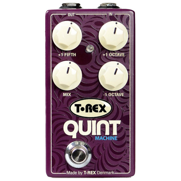 T - Rex | QUINT Machine | Octaver Pedal w/ Fifth Up & Individual Volume Control (TR10094) - Gsus4