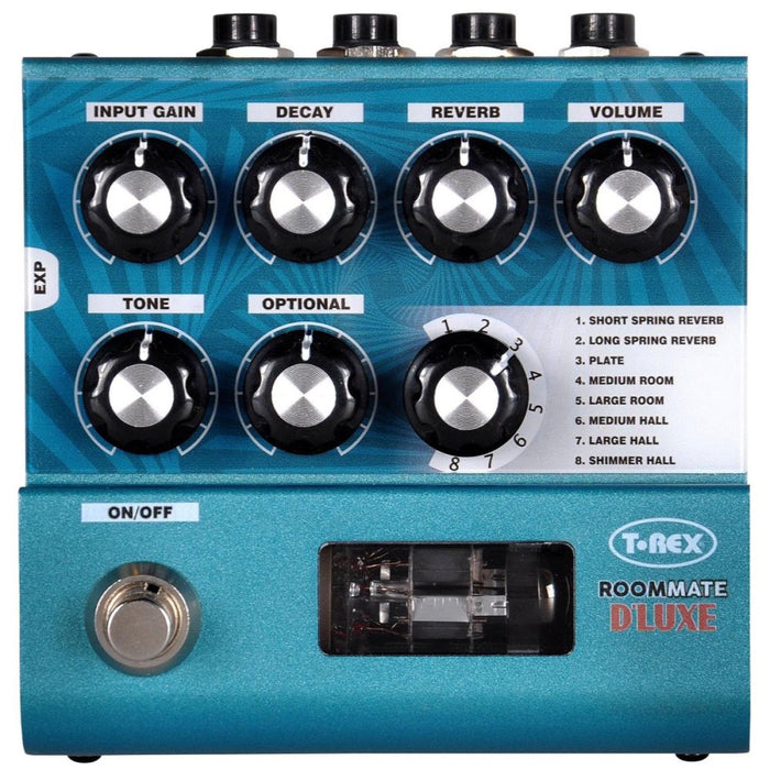 T - Rex | RoomMate D'Luxe | 12AX7 Tube Driven Reverb Pedal | PRE - ORDER (TR10230) - Gsus4