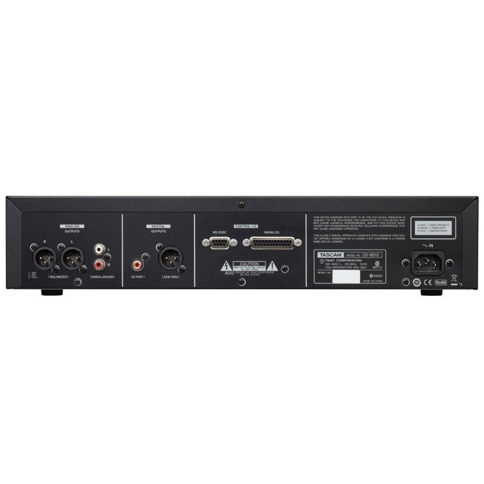 Tascam CD - 6010 Professional CD Player 2U (TA-CD-6010) - Gsus4