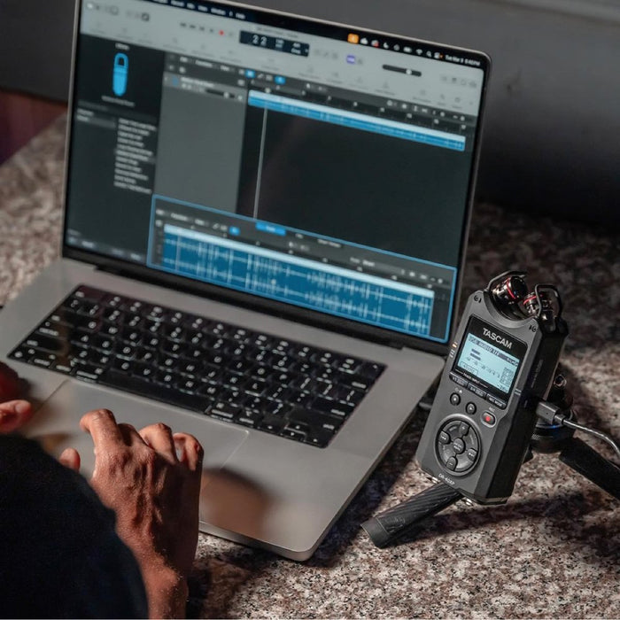 Tascam | DR - 40XP | 4 - Channel 32 - Bit Float Handheld Recorder w/ USB - C Audio Interface (TA-DR-40XP) - Gsus4