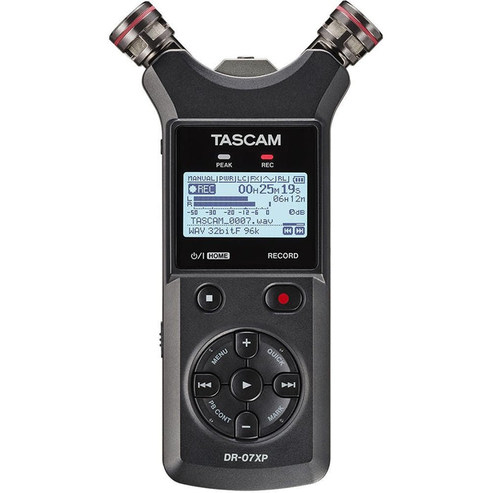 Tascam DR07XP 2 - Channel 32 - Bit Floar Handheld Recorder w/ USB - C Audio Interface (TA-DR-07XP) - Gsus4