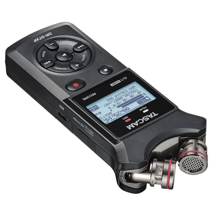 Tascam DR07XP 2 - Channel 32 - Bit Floar Handheld Recorder w/ USB - C Audio Interface (TA-DR-07XP) - Gsus4