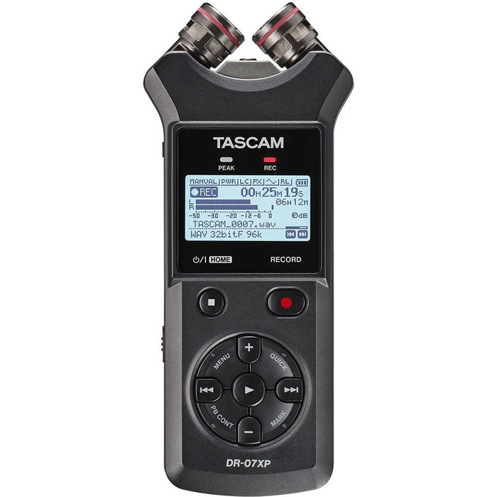 Tascam DR07XP 2 - Channel 32 - Bit Floar Handheld Recorder w/ USB - C Audio Interface (TA-DR-07XP) - Gsus4