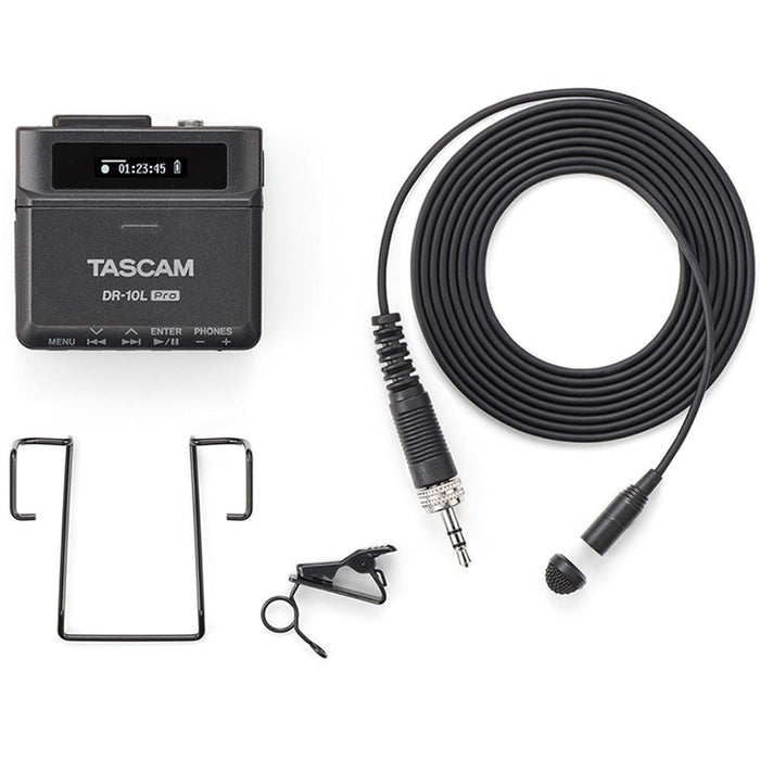 Tascam DR10L PRO Linear PCM 32 - Bit Float Recorder w/ Lavalier Mic (TA-DR-10LPRO) - Gsus4
