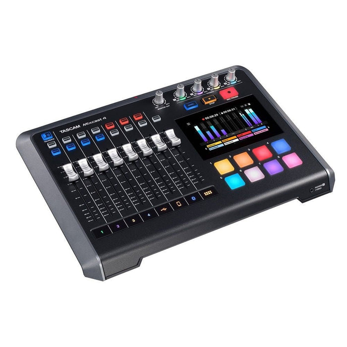 Tascam Mixcast 4 Podcast Station w/ Built - In Recorder / USB Audio Interface (TA-MIXCAST4) - Gsus4