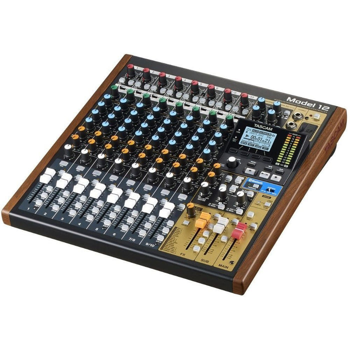 Tascam Model 12 Multitrack Recorder w/ Integrated USB Audio Interface & Analog Mixer (TA-MODEL-12) - Gsus4