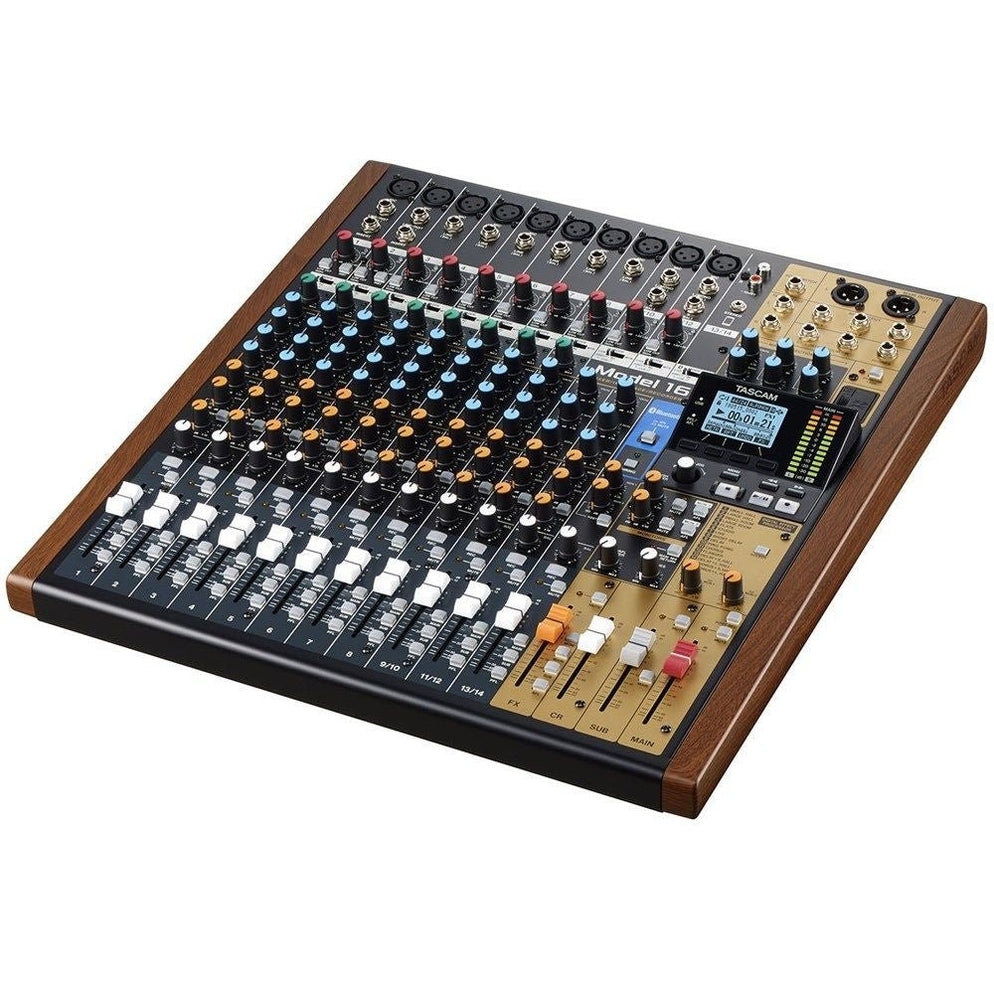 Tascam Model 16 Multitrack Recorder w/ Integrated USB Audio Interface ...