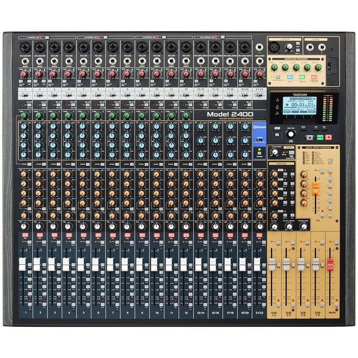 Tascam Model 2400 24 - Track Flagship Analog Recording Console & Live Mixer (TA-MODEL-2400) - Gsus4