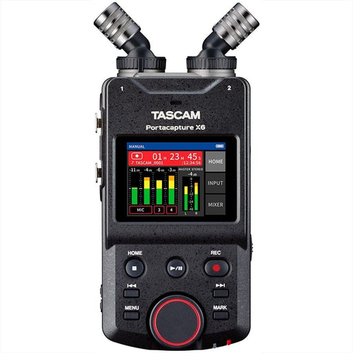 Tascam Portacapture X6 High Resolution Multi - Track Handheld Recorder (TA-PORTACAPTUREX6) - Gsus4