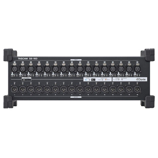 Tascam SB - 16D 16 - In/16 - Out Dante Stage Box for Sonicview Digital Mixers (TA-SB-16D) - Gsus4