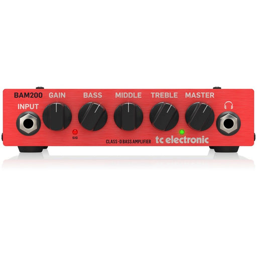 TC Electronic | BAM200 | Ultra - Compact 200 Watt Bass Head w/ Class - D Amp Technology (455002) - Gsus4