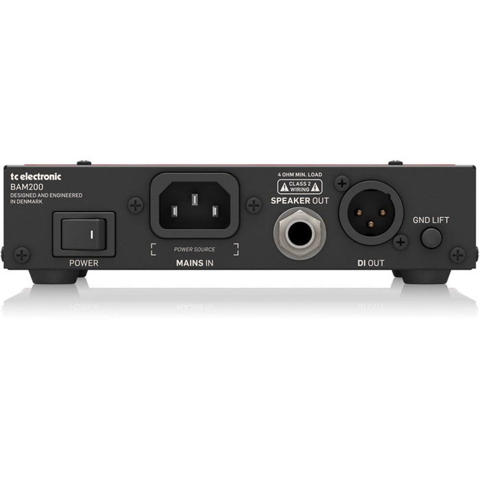 TC Electronic | BAM200 | Ultra - Compact 200 Watt Bass Head w/ Class - D Amp Technology (455002) - Gsus4
