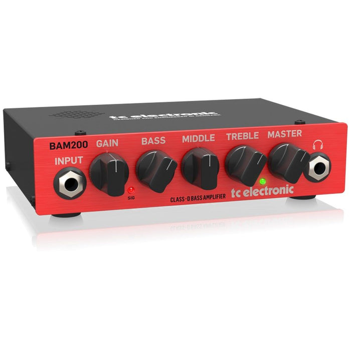 TC Electronic | BAM200 | Ultra - Compact 200 Watt Bass Head w/ Class - D Amp Technology (455002) - Gsus4