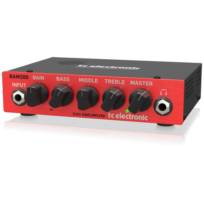 TC Electronic | BAM200 | Ultra - Compact 200 Watt Bass Head w/ Class - D Amp Technology (455002) - Gsus4
