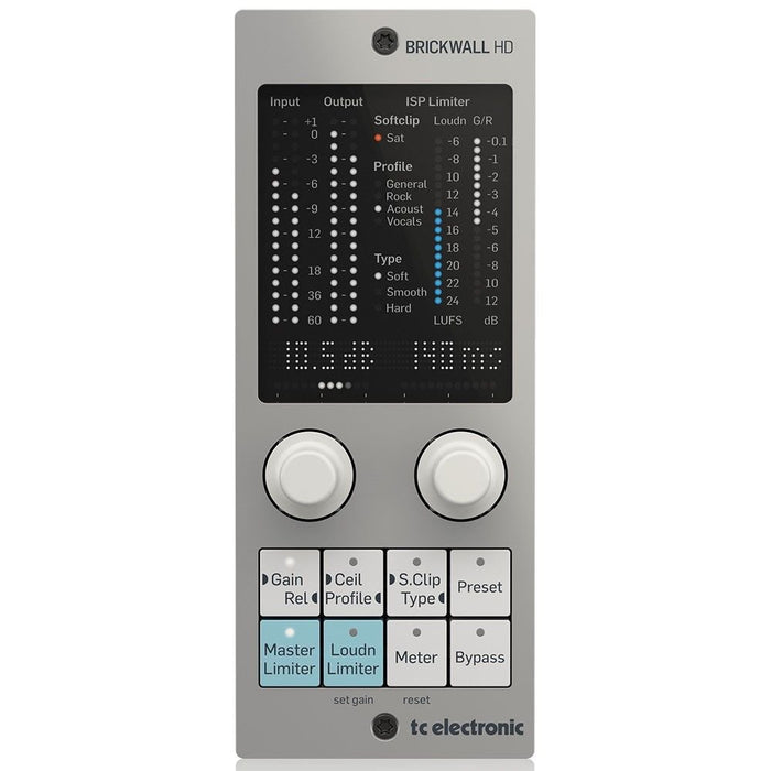 TC Electronic | BRICKWALL HD | Mastering Limiter Plug - In w/ Desktop Interface (455011) - Gsus4