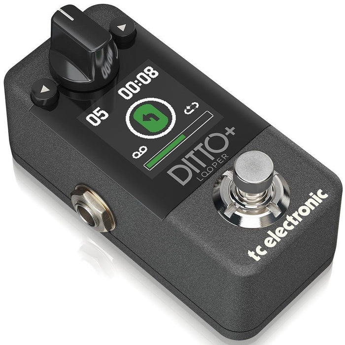 TC Electronic | Ditto+ Plus Mini | Looper w/ 60mins Storage & Screen (455130) - Gsus4