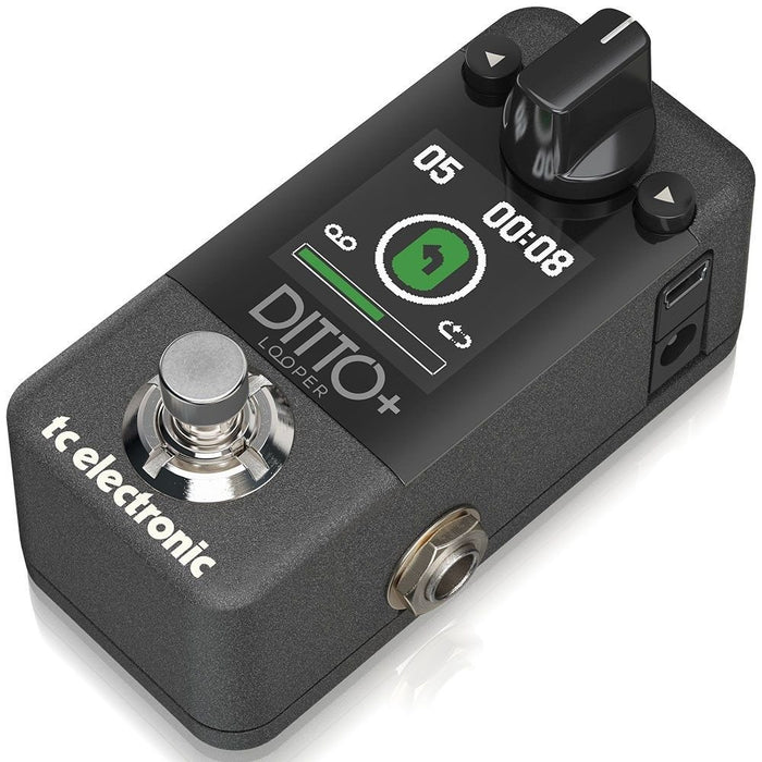 TC Electronic | Ditto+ Plus Mini | Looper w/ 60mins Storage & Screen (455130) - Gsus4