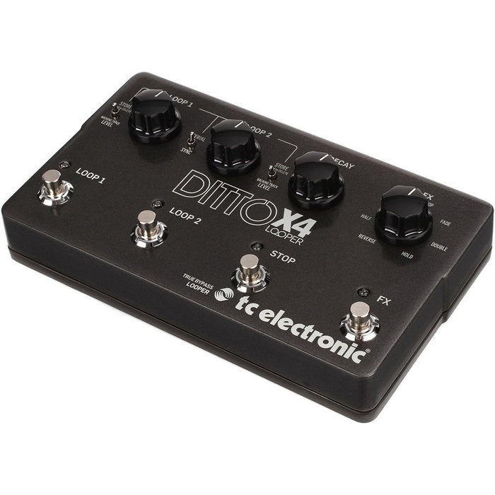 TC Electronic | Ditto X4 | Dual Track Looper Pedal w/ 7 Loop FX (455023) - Gsus4