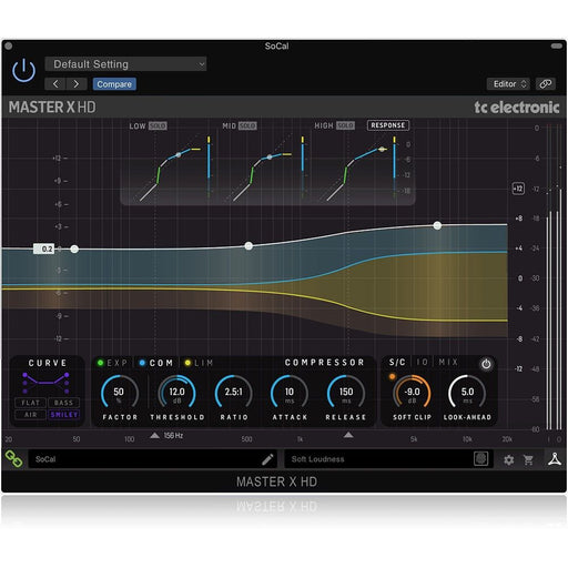 TC Electronic | MASTER X HD | Multiband Dynamics Plug - In w/ Desktop Interface (455055) - Gsus4