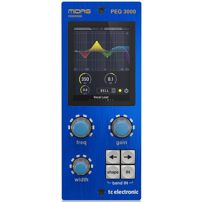 TC Electronic | PEQ 3000 | Midas - Powered Parametric EQ Plug - In w/ Desktop Interface (455144) - Gsus4