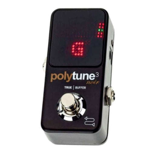 TC Electronic | Polytune 3 Mini | Tiny Polyphonic Tuner w/ Built - in Buffer | Black (455064) - Gsus4