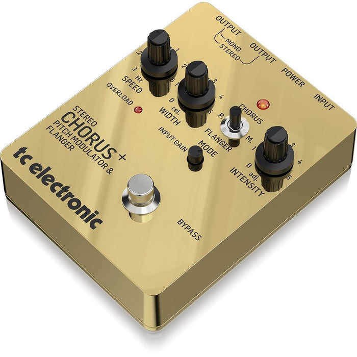 TC Electronic | SCF Gold Special Edition | Stereo Chorus Flanger Pedal | Gold (455151) - Gsus4