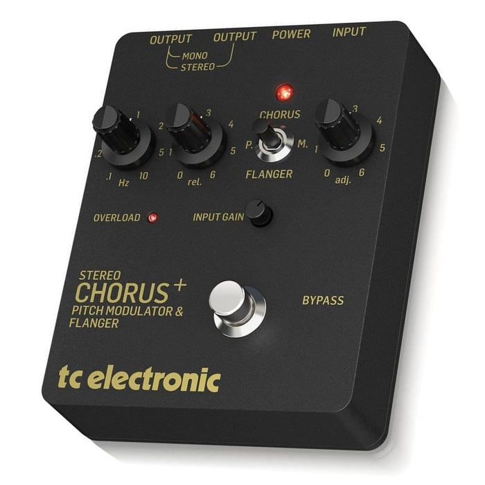 TC Electronic SCF Gold Stereo Chorus Flanger Pedal (Black) (455148) - Gsus4