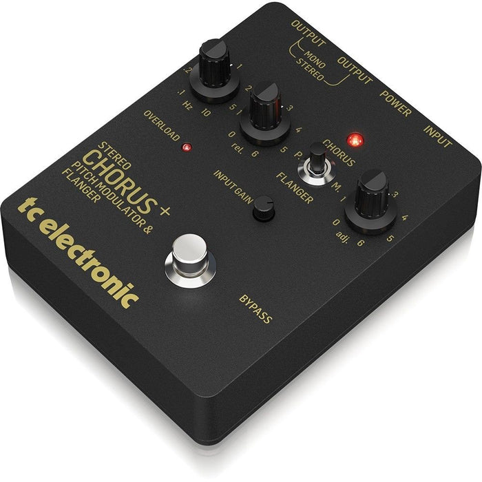 TC Electronic | SCF Gold | Stereo Chorus Flanger Pedal | Black (455148) - Gsus4