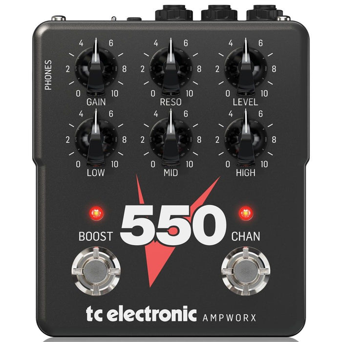 TC Electronic | V550 | Dual Channel Guitar Preamp Pedal (455157) - Gsus4