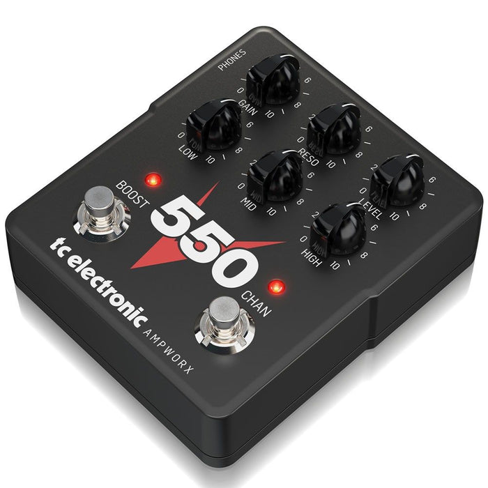 TC Electronic | V550 | Dual Channel Guitar Preamp Pedal (455157) - Gsus4