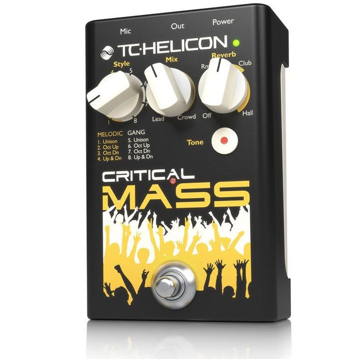 TC Helicon | Critical Mass Choir, Reverb & Tone Pedal | Vocal Effects (455094) - Gsus4