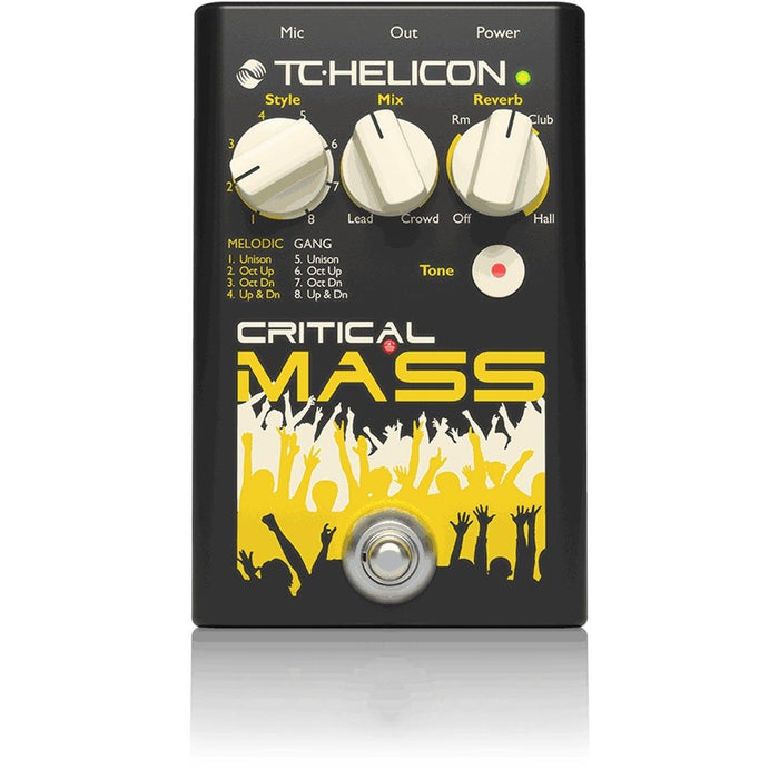 TC Helicon | Critical Mass Choir, Reverb & Tone Pedal | Vocal Effects (455094) - Gsus4