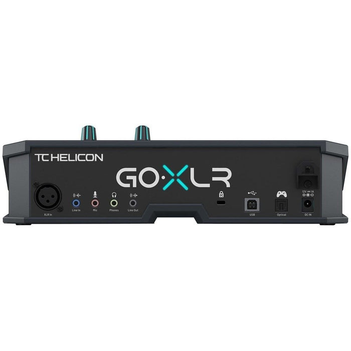 TC Helicon | GO XLR | 4 - Channel Broadcast Mixer | w/ Motorised Faders & FX | Black (455104) - Gsus4