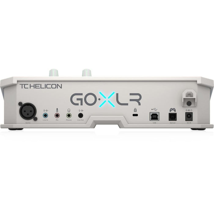 TC Helicon | GO XLR | 4 - Channel Broadcast Mixer | w/ Motorised Faders & FX | White (455156) - Gsus4