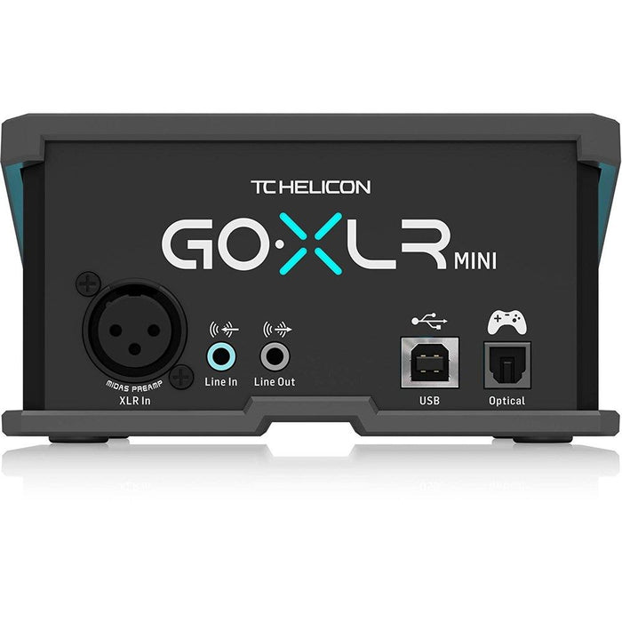 TC Helicon | GO XLR Mini | All - in - One Audio Interface for Streamers & Content Creators | Black (455106) - Gsus4