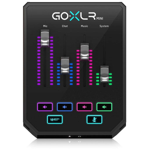 TC Helicon | GO XLR Mini | All - in - One Audio Interface for Streamers & Content Creators | Black (455106) - Gsus4