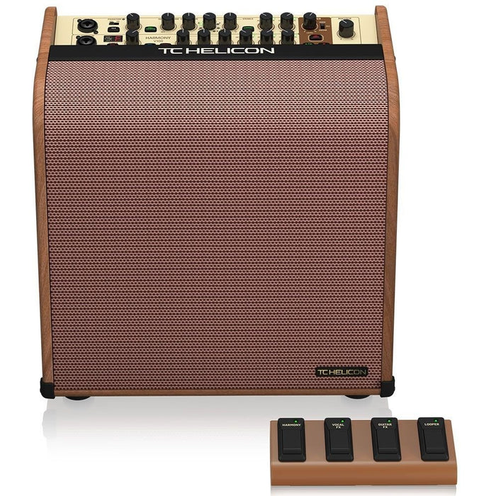 TC Helicon | Harmony V100 | 100W 2 - Channel Acoustic Amplifier w/ Vocal Effects (455108) - Gsus4