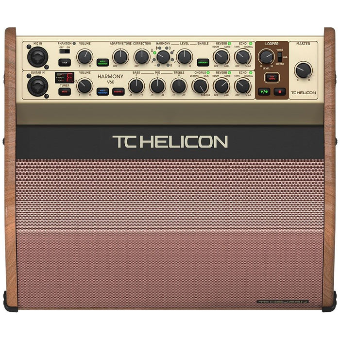TC Helicon | Harmony V60 | 60W 2 - Channel Acoustic Amplifier w/ Vocal Effects (455109) - Gsus4