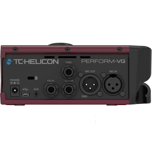 TC Helicon | Perform VG | Vocal Effects & Acoustic Guitar FX Unit | Burgundy (455114) - Gsus4