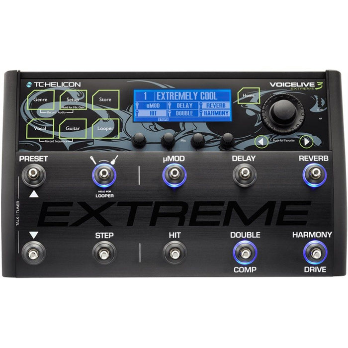 TC Helicon | VoiceLive 3 Extreme | Vocal Effects, Guitar FX & Multi Looper | w/ Automation & Backing Tracks (455121) - Gsus4
