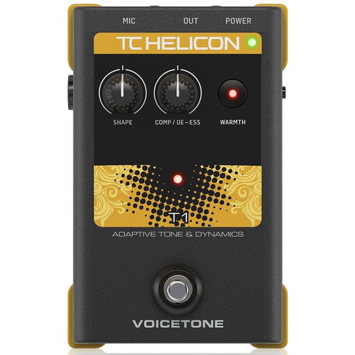 TC Helicon | VoiceTone T1 | Studio Mastered Adaptive Vocal Tone & Dynamics Pedal | Vocal Effects (455128) - Gsus4
