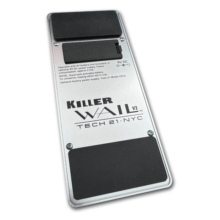 Tech 21 | Killer Wail WAH V2 | Wah Pedal w/ Light Sensor | Silver (KWV2) - Gsus4