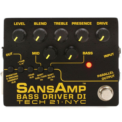 Tech 21 | SansAmp | BASS DRIVER V2 | Preamp & DI (BSDRV2) - Gsus4