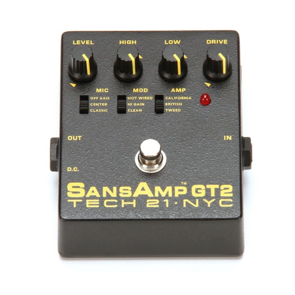 Tech 21 | SansAmp | GT2 | Analog Amp Modeling | Preamp Pedal - Gsus4